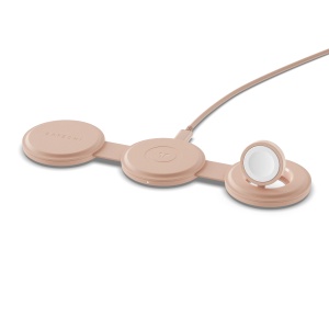 Satechi OntheGo 3-in-1 Wireless Charger - Desert Rose - Img 2