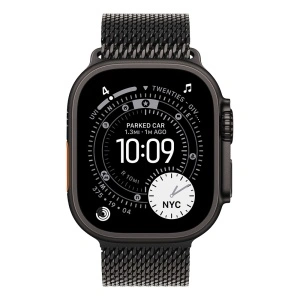 Apple Watch Ultra 3 Cellular 49mm Black Titanium Case with Black Titanium Milanese Loop - Small - Img 3