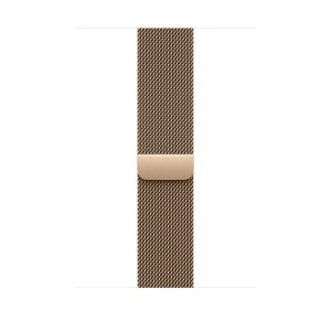 Apple Watch S11 Cellular 46mm Gold Titanium Case with Gold Milanese Loop - S/M - Img 2