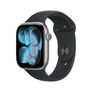 Apple Watch S11 GPS 42mm Space Grey Aluminium Case with Black Sport Band - M/L
