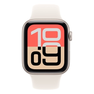 Apple Watch SE 3 Cellular 44mm Starlight Aluminium Case with Starlight Sport Band - S/M - Img 3