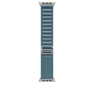 Apple Watch Ultra 3 Cellular 49mm Natural Titanium Case with Light Blue Alpine Loop - Small - Img 3