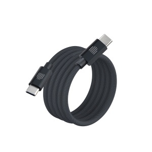 Dviced Magnetic Braided Cable USB-C to USB-C, 1,25m - Dark Grey - Img 3