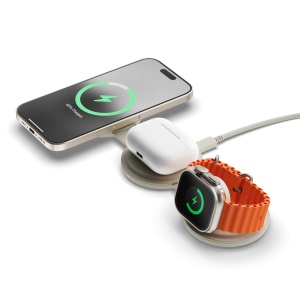 Satechi OntheGo 3-in-1 Wireless Charger - Sand - Img 2
