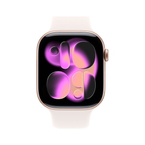 Apple Watch S11 Cellular 42mm Rose Gold Aluminium Case with Light Blush Sport Band - M/L - Img 2
