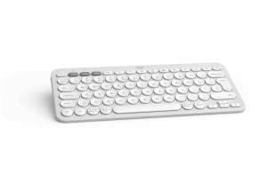 Logitech Pebble Keys 2 Slim, minimalist Bluetooth keyboard with customizable keys - Tonal White - US - Img 2