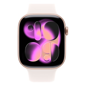 Apple Watch S11 Cellular 46mm Rose Gold Aluminium Case with Light Blush Sport Band - M/L - Img 3