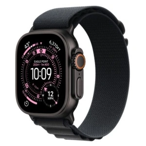 Apple Watch Ultra 3 Cellular 49mm Black Titanium Case with Black Alpine Loop - Small