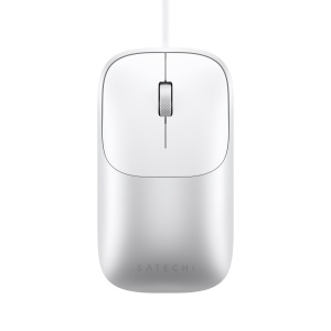 Satechi Slim LX Wired Mouse - Silver