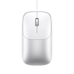 Satechi Slim LX Wired Mouse - Silver