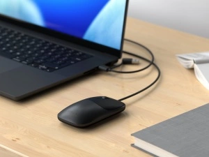 Satechi Slim LX Wired Mouse - Space Black - Img 4