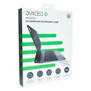 Dviced Magnetic Aluminium Keyboard Case for iPad Air/Pro 11-inch - CZ - Dark Grey - Img 2