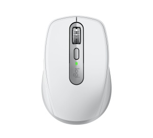 Logitech MX Anywhere 3S for Mac Compact Wireless Performance Mouse - Pale Grey