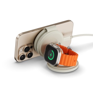 Satechi OntheGo 3-in-1 Wireless Charger - Sand - Img 3