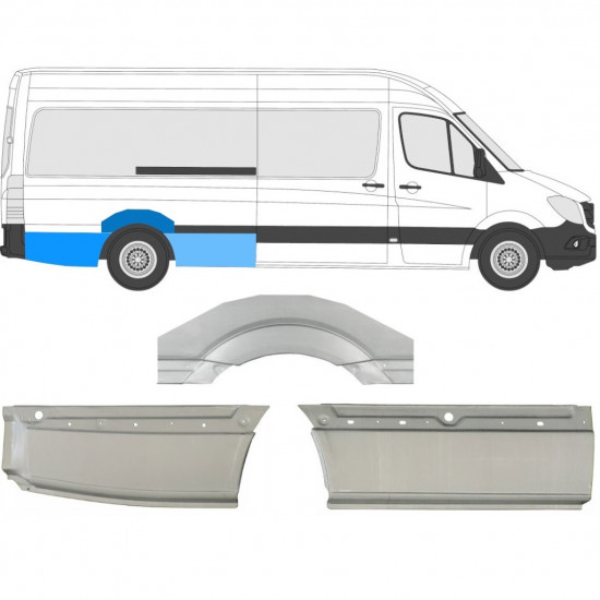 Panouri și elemente reparație caroserie Mercedes Sprinter – ghid complet pe generații: zone vulnerabile, prețuri 2026
