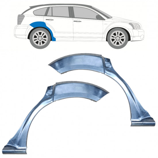 Panouri și elemente reparație caroserie Dodge Caliber – ghid complet: prăguri, arcade, fețe ușă