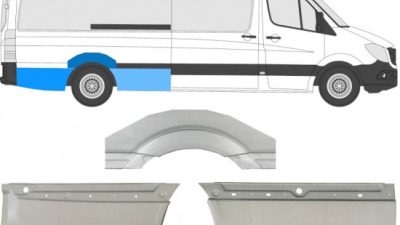 Panouri și elemente reparație caroserie Mercedes Sprinter – ghid complet pe generații: zone vulnerabile, prețuri 2026