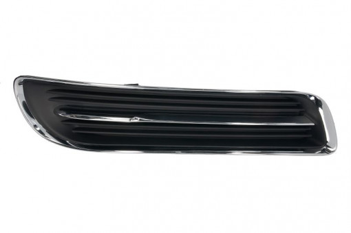 Acoperire bara fata Dreapta (plastic, crom/negru) potrivit CHRYSLER 300C 09.04-11.12 04.11-10.14