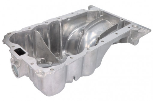 Baie ulei aluminiu potrivit CHEVROLET AVEO, CRUZE, TRAX; OPEL ADAM, ASTRA J, ASTRA J GTC, CASCADA, CORSA D, CORSA D/HATCHBACK, CORSA E, CORSA E/HATCHBACK, INSIGNIA A, MERIVA B 1.2-1.4LPG 09.09-