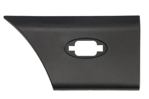 Bandou aripa spate stanga (negru, dupa roata; model lung; cu orificii lumina) potrivit NISSAN NV400; OPEL MOVANO B; RENAULT MASTER III 02.10-