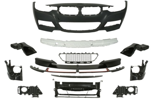Bara Fata, M PERFORMANCE/pachet M, complet, cu locas lampa ceata, grund potrivit BMW 3 F30, F80, 3 F31 10.11-05.15