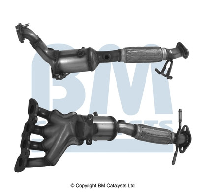 Catalizator EURO 4 potrivit VOLVO C30, S40 II, V50; FORD C-MAX, FOCUS C-MAX, FOCUS II 1.4/1.6 10.03-12.12