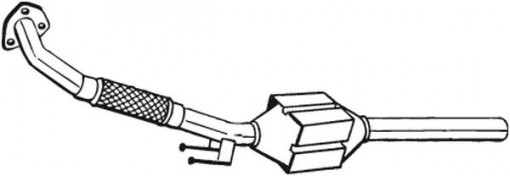 Catalizator potrivit AUDI A3; SEAT LEON, TOLEDO II; SKODA OCTAVIA I; VW BORA, BORA I, GOLF IV 1.9D 09.96-06.06