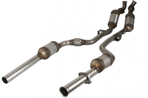 Catalizator (set 2 catalizatoare) EURO 3 potrivit MERCEDES E (W210) 2.4/2.6/2.8 01.96-03.02 - Img 1