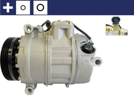 Compresor climatizare potrivit BMW 5 (E60), 5 (E61), 7 (E65, E66, E67) 2.0D/4.4D 03.05-05.10