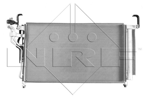 Condensator A/C (uscator) potrivit HYUNDAI H-1 CARGO, H-1 TRAVEL 2.5D 02.08-