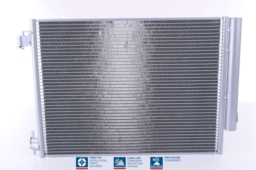 Condensator climatizare (cu uscator) potrivit DACIA DOKKER, DOKKER/MINIVAN, DUSTER, DUSTER/SUV, LODGY, LOGAN II, LOGAN MCV II, SANDERO II; RENAULT ARKANA I, CAPTUR I, CLIO IV, CLIO IV/HATCHBACK 0.9-Electric 02.08-
