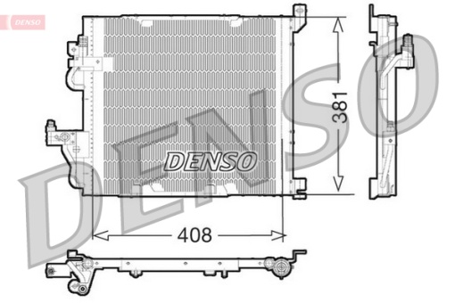 Condensator climatizare (cu uscator) potrivit OPEL ASTRA G, ASTRA H, ASTRA H CLASSIC, ASTRA H GTC, ASTRA H/KOMBI, ZAFIRA B, ZAFIRA B/MINIVAN 1.3D/1.7D/1.9D 04.03- - Img 1