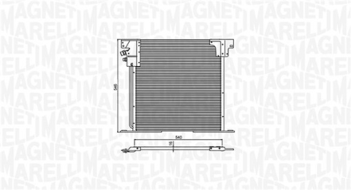 Condensator climatizare potrivit MERCEDES V (638/2), VITO (W638) 2.0-2.8 02.96-07.03