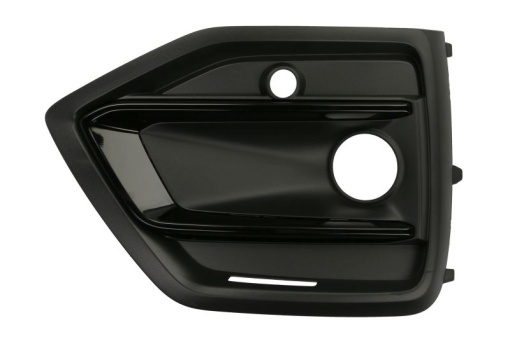 Element bara grila stanga cu locas proiector negru/negru lucios potrivit AUDI Q5 FYT 11.20-