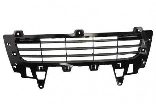Element grila fata Cadru grila fata mijloc (plastic, negru) potrivit PORSCHE CAYENNE 02.07-