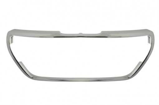 Element grila fata (plastic, crom) potrivit PEUGEOT 208 I, 208/HATCHBACK 03.12-12.19