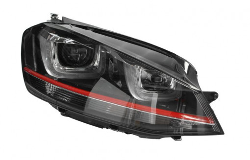Far Dreapta (bi-xenon, D3S/H7, electric, cu motor) potrivit VW GOLF ALLTRACK VII, GOLF SPORTSVAN VII, GOLF VII