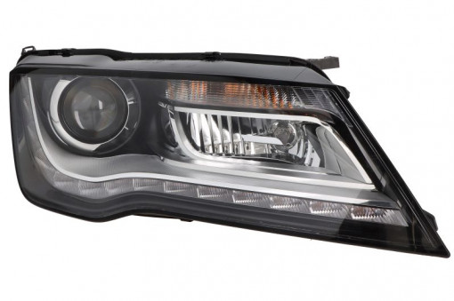 Far Dreapta (bi-xenon, H8, automat, culoare insertie: negru) potrivit AUDI A7