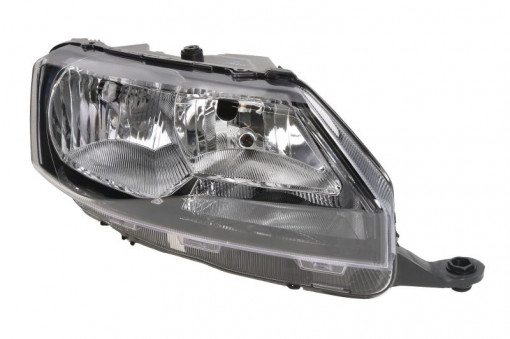 Far Dreapta (H15/H7, electric, cu motor, culoare insertie: cromat) potrivit SKODA RAPID - Img 1