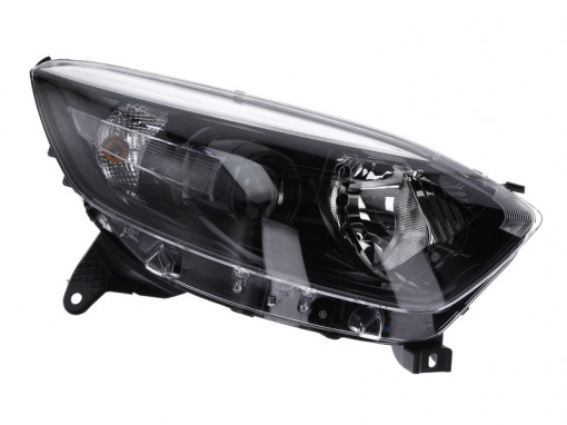 Far Dreapta (halogen, 2*H1/P21W/W5W, electric, cu motor, culoare insertie: negru) potrivit RENAULT CAPTUR I -06.17