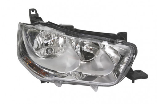 Far Dreapta (halogen, H1/H7/W5W, electric, cu motor, culoare semnalizator: transparent) potrivit CITROEN C-ELYSEE