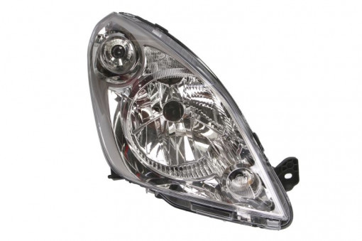 Far Dreapta (halogen, H4/W5W, electric, cu motor, culoare semnalizator: transparent) potrivit SUZUKI SPLASH