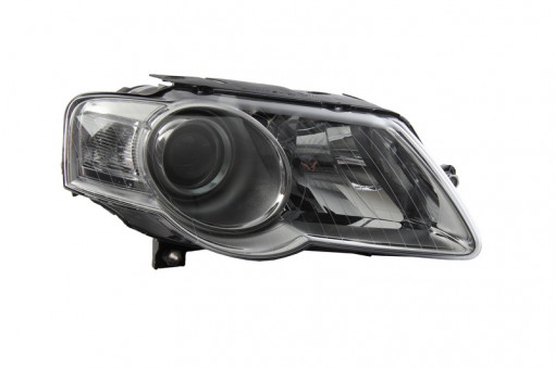 Far Dreapta (halogen, H7/W5W, electric, cu motor, culoare semnalizator: transparent) potrivit VW PASSAT B6 potrivit VW 03.05-11.10
