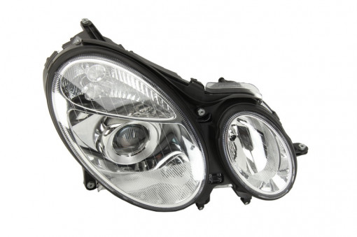 Far Dreapta (xenon, D2S/H7, electric, cu motor, culoare insertie: cromat, culoare semnalizator: transparent) potrivit MERCEDES E T-MODEL (S211), E (VF211), E (W211) -06.06