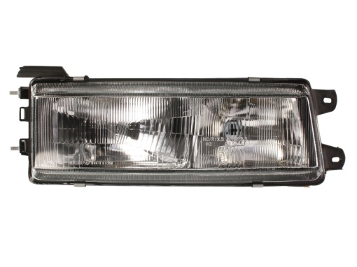 Far fata Dreapta (H1/H4, mecanic, fara motoras, culoare insert: argintiu) potrivit MITSUBISHI COLT III, LANCER IV -05.92