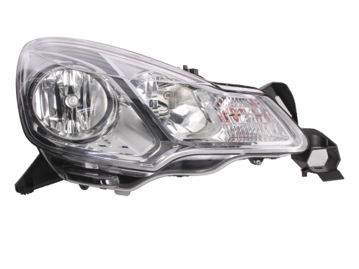 Far fata Dreapta (H1/H7, electric, cu motor, culoare insert: negru) potrivit CITROEN C3 II, DS3