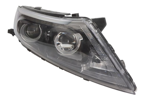 Far fata Dreapta (H1/H7/LED/PY21W, electric, culoare insert: negru) potrivit KIA OPTIMA 06.10-