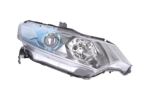Far fata Dreapta (H11/HB3, electric, fara motoras, culoare insert: argintiu, culoare semnalizator: gri) potrivit HONDA INSIGHT