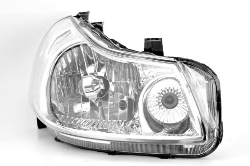 Far fata Dreapta (H4, electric, fara motoras, culoare insert: cromat) potrivit FIAT SEDICI; SUZUKI SX4