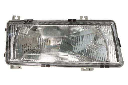 Far fata Dreapta (H4, electric, fara motoras, culoare insertie: argintiu) potrivit SKODA FELICIA II